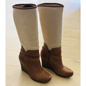 Women’s UGG ALEXIS BOOTS 1006027 Brown Chestnut Snap In Leg Warmer Size US 8.5